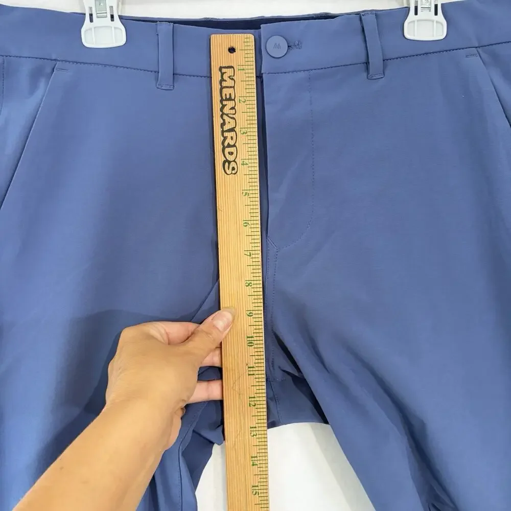 Mizzen Main Pants Mens 34x34 Blue Helmsman Slim Chino Performance Golf Active